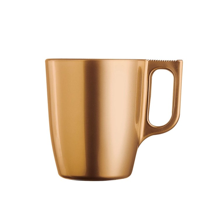 6 mugs 25 cl Gold -FLASHY