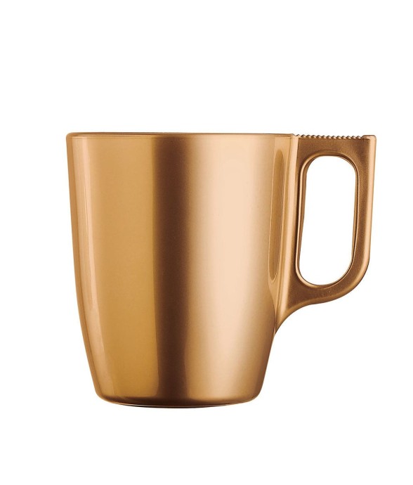 6 mugs 25 cl Gold -FLASHY