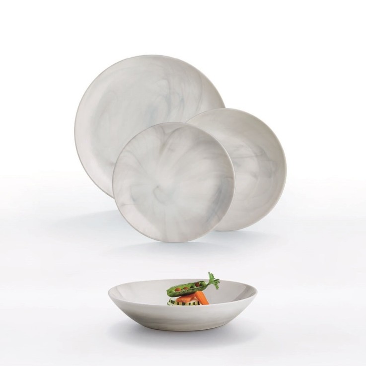 Service de table 18 pcs en verre -DIWALI
