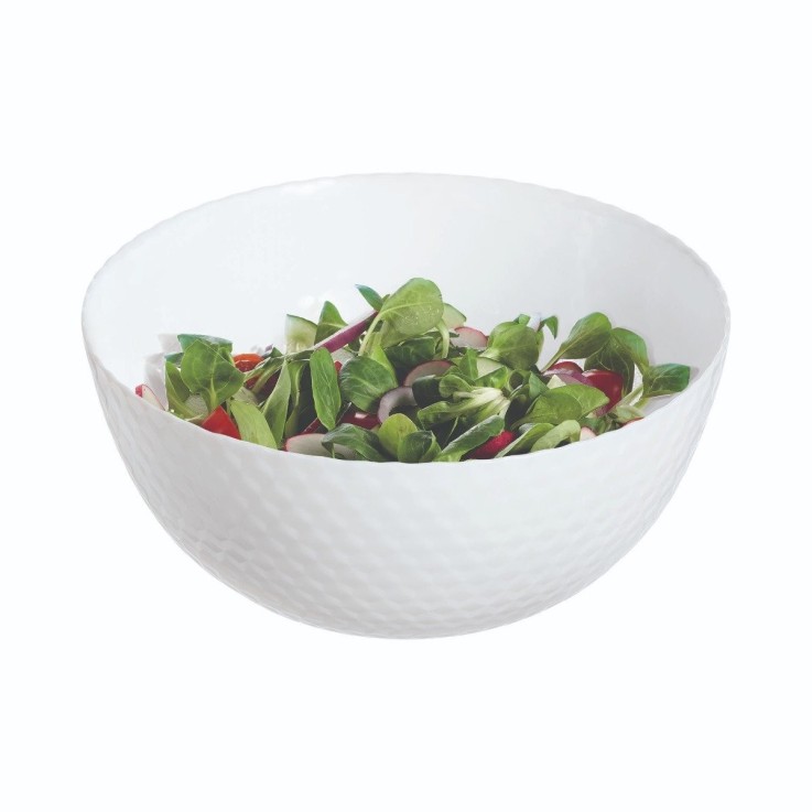 Saladier blanc 24 cm -PAMPILLE
