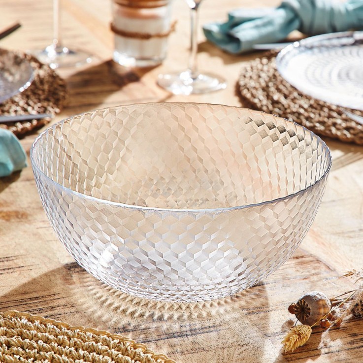 Saladier en verre 24cm -PAMPILLE