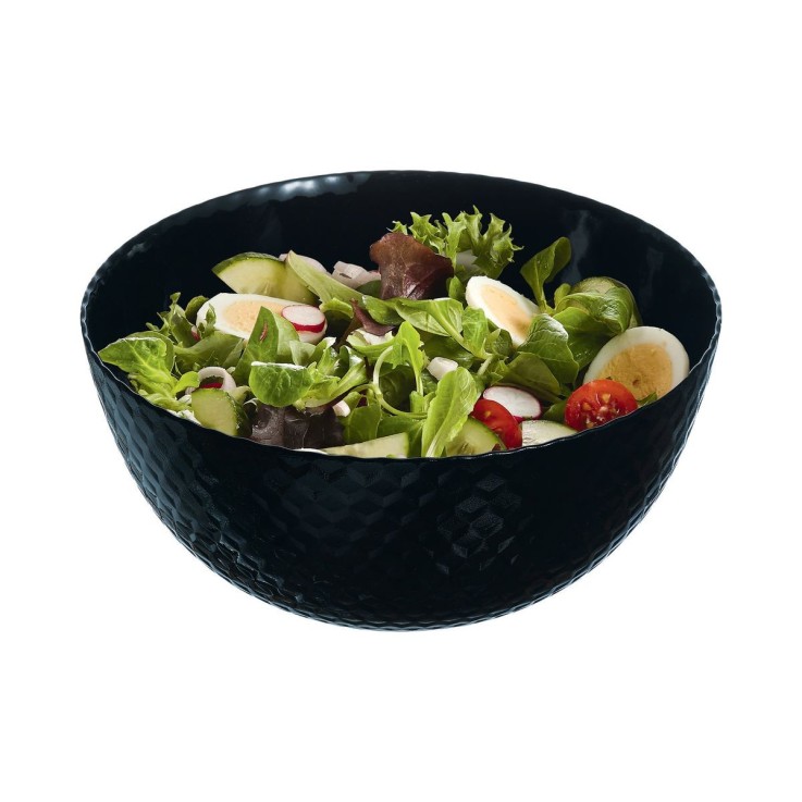 Saladier noir 24 cm -PAMPILLE