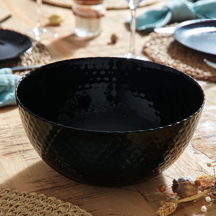 Saladier noir 24 cm -PAMPILLE