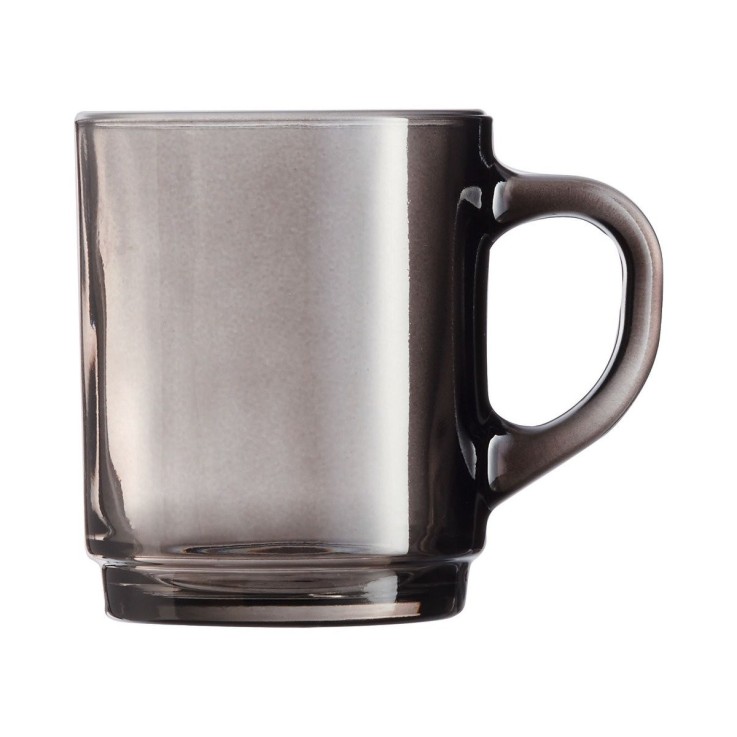 6 mugs 25cl gris -ALBA