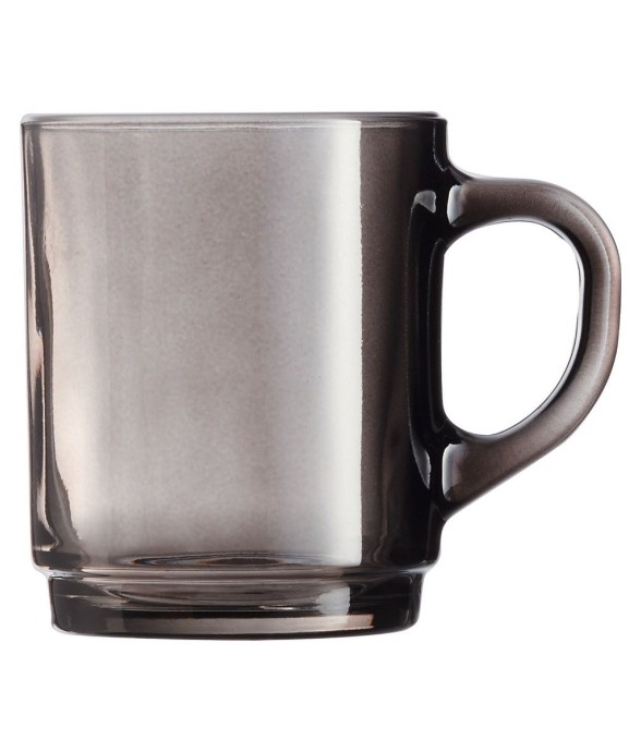6 mugs 25cl gris -ALBA