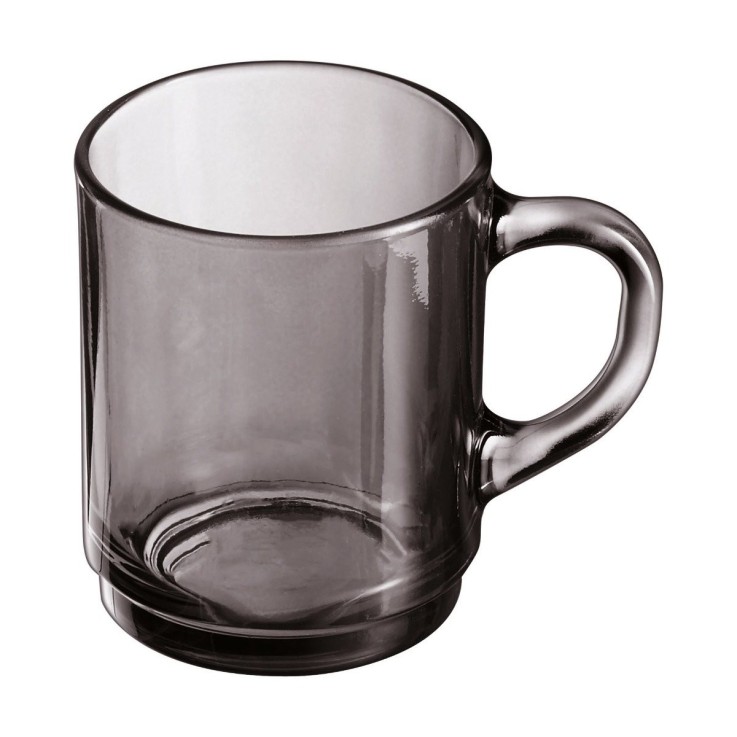6 mugs 25cl gris -ALBA