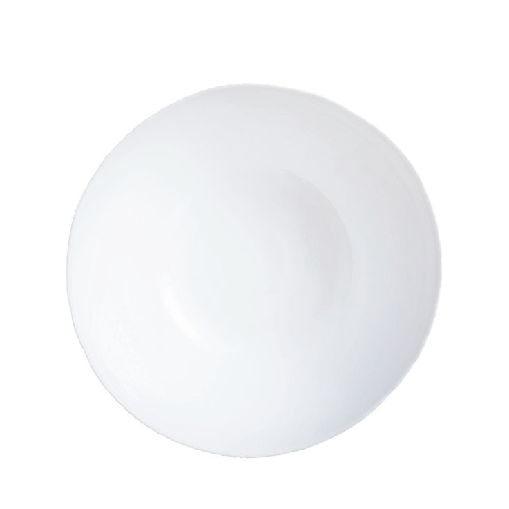 Saladier blanc en opale 23cm -AMMONITE