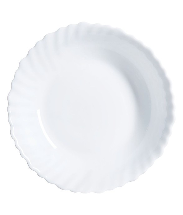 6 coupelles blanches 18 cm...