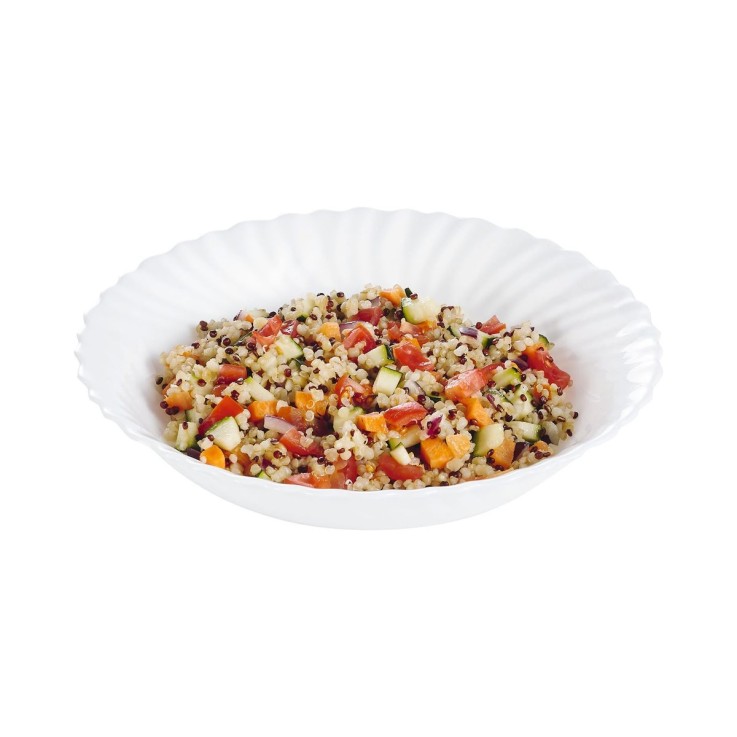 6 coupelles blanches 18 cm -FESTON