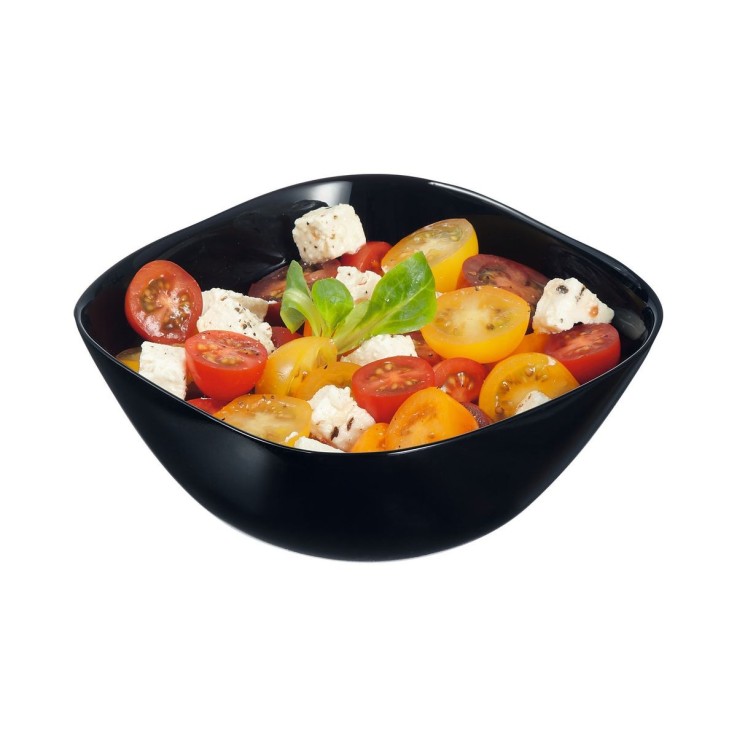 6 coupelles 14 cm noires -CARINE