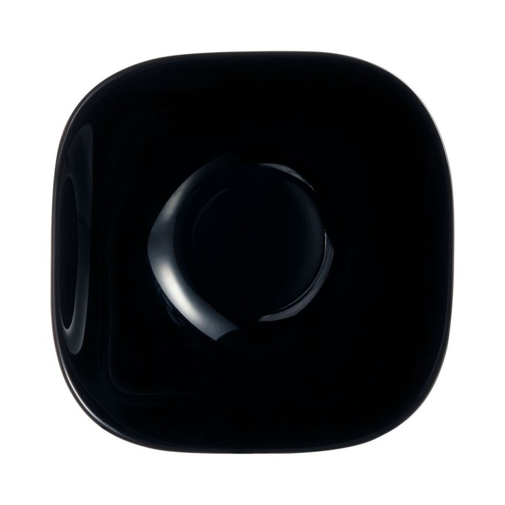 6 coupelles 14 cm noires -CARINE