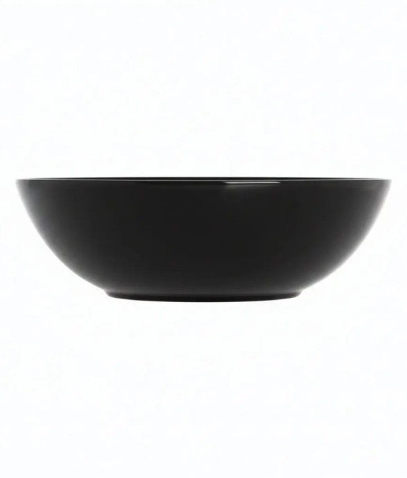 6 coupelles noires en verre...