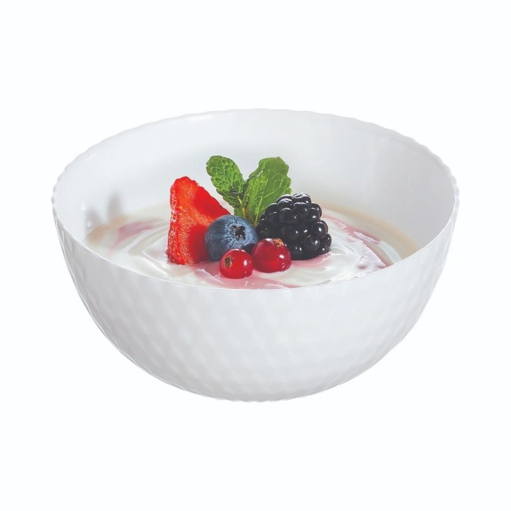 6 coupelles blanches 13 cm -PAMPILLE