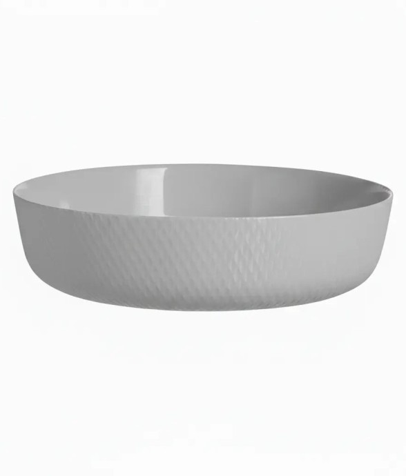 Plat rond gris 26 cm -SMART...