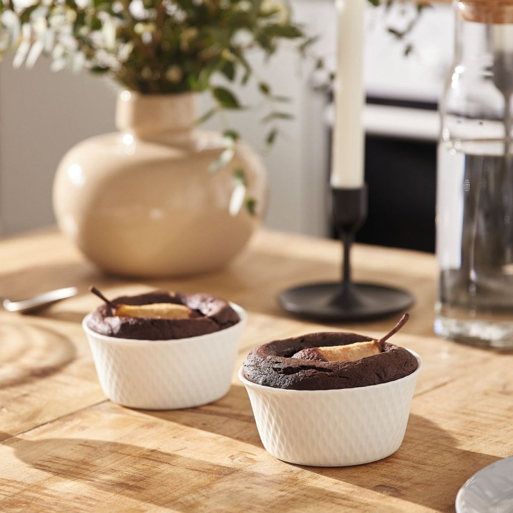 6 ramequins 11 cm -SMART CUISINE WAVY