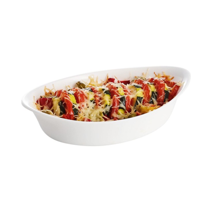 Plat à four ovale 21X13cm, Smart Cuisine Carine 250°C
