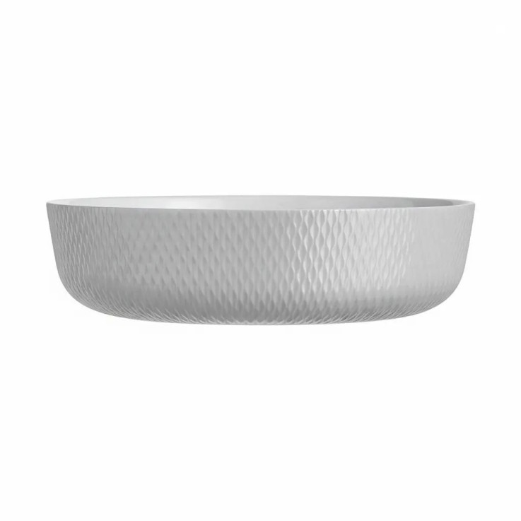 Plat rond gris 22 cm -SMART CUISINE WAVY