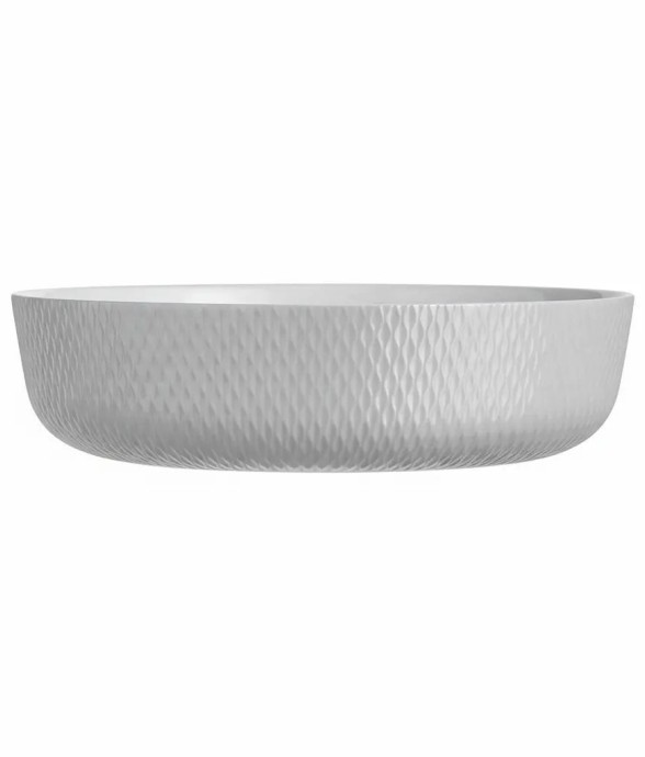 Plat rond gris 22 cm -SMART...