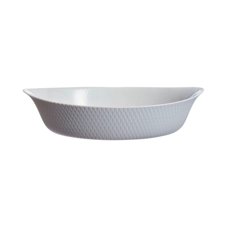Plat ovale gris 29cm -SMART CUISINE WAVY