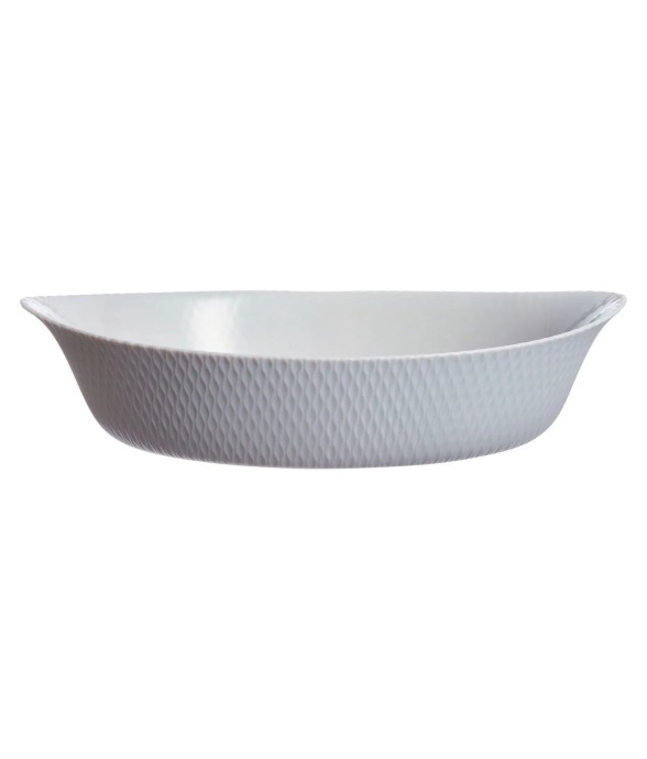 Plat ovale gris 29cm -SMART...