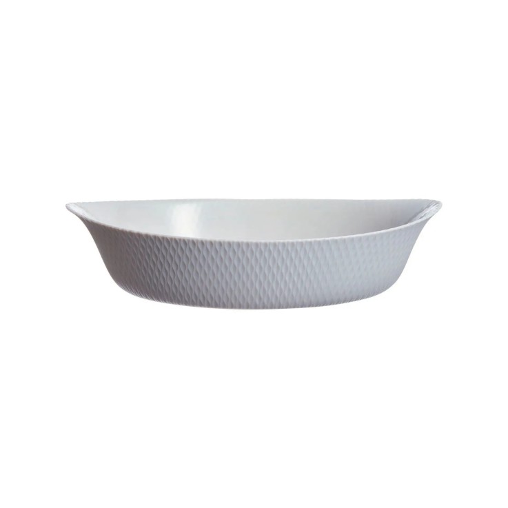 Plat ovale gris 32cm -SMART CUISINE WAVY