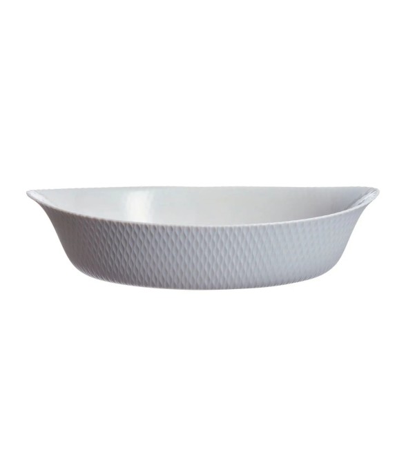 Plat ovale gris 32cm -SMART...