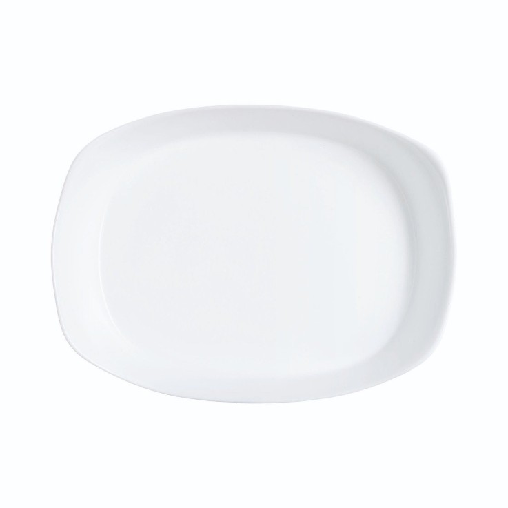 Plat à four blanc 30cm -SMART CUISINE CARINE