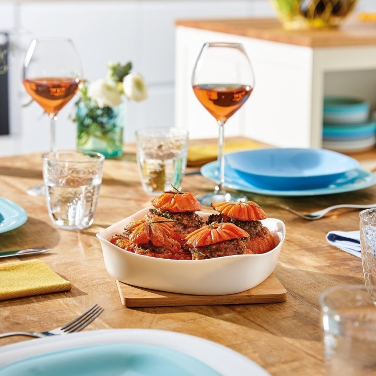 3 plats de cuisson carrés -SMART CUISINE