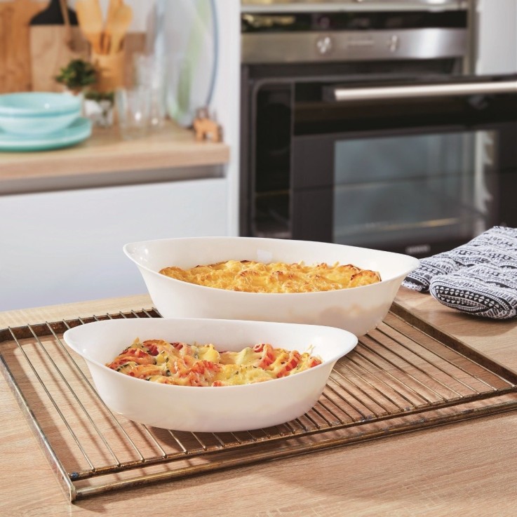 3 plats de cuisson ovales -SMART CUISINE