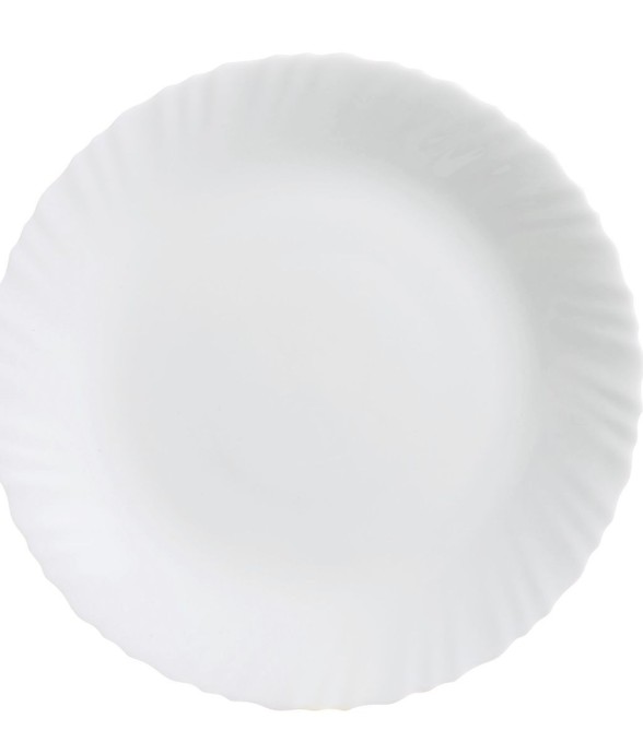 6 assiettes blanches 27 cm...