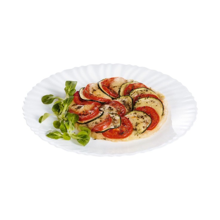 6 assiettes blanches 27 cm -FESTON