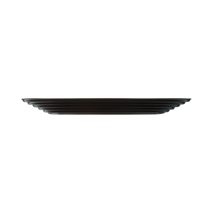 6 assiettes à dessert noires 19cm -HARENA