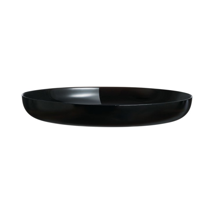 6 assiettes creuses noires 29 cm -FRIEND'S TIME