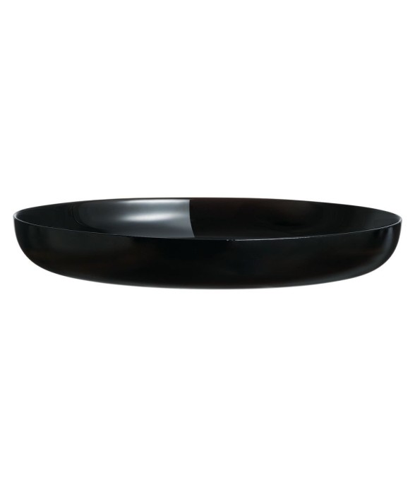6 assiettes creuses noires...
