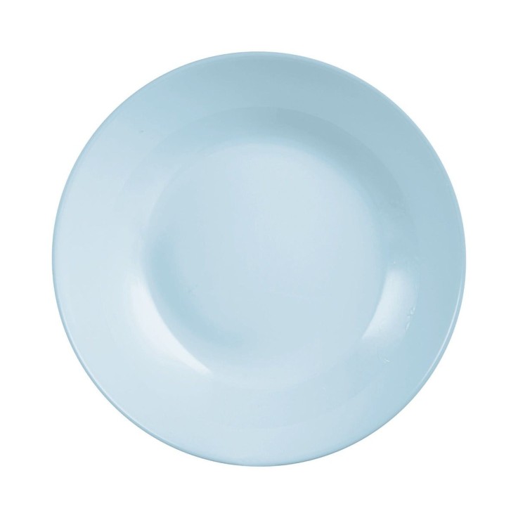 6 assiettes creuses bleues 20 cm -DIWALI