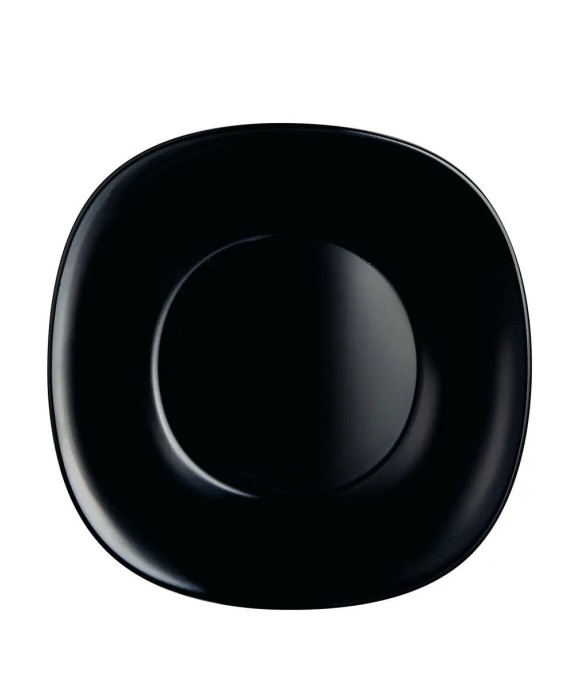 6 assiettes creuses noires...