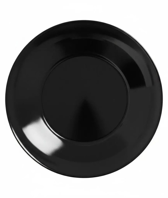 6 assiettes creuses noires...