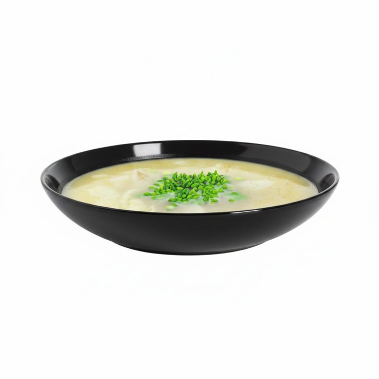 6 assiettes creuses noires en verre 20 cm -APY