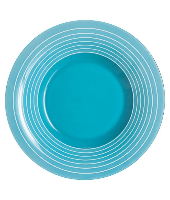 Assiette creuse bleue 21.5...
