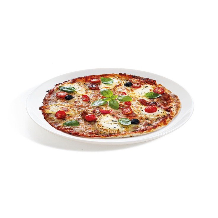 6 assiettes plates blanches 25cm -DIWALI