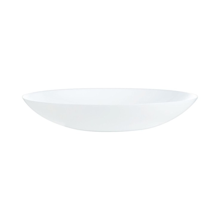 6 assiettes creuses blanches 26 cm -FRIEND'S TIME