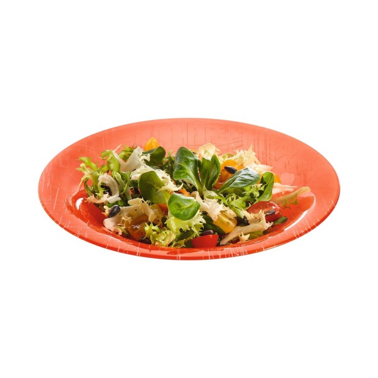 Assiette creuse orange 21,5 cm -POPPY