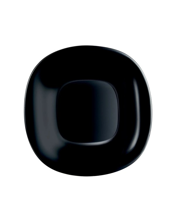 6 assiettes noires 21 x...