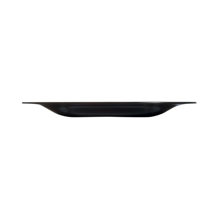 6 assiettes noires 21 x 19,6 cm -CARINE