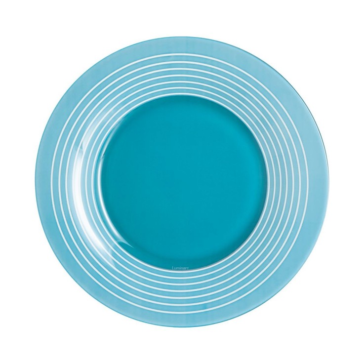 Assiette à dessert bleue 19.5 cm -FACTORY