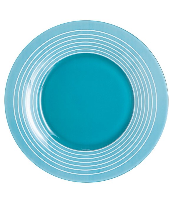 Assiette à dessert bleue...