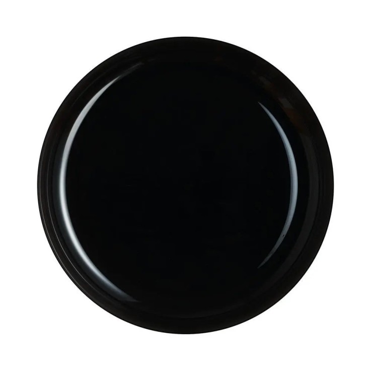 6 assiettes creuses 29cm noires-FRIEND'S TIME