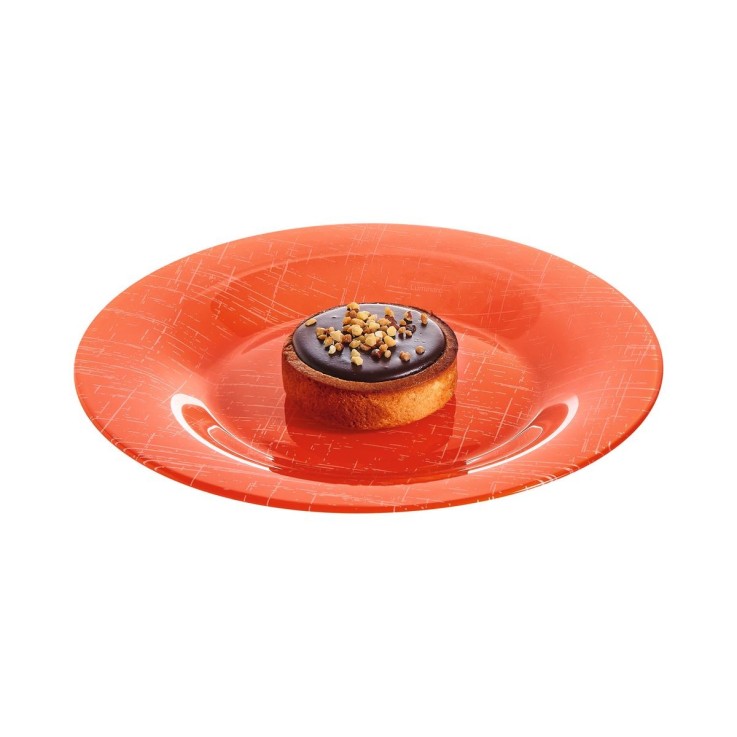 Assiette à dessert orange 19,5 cm -POPPY