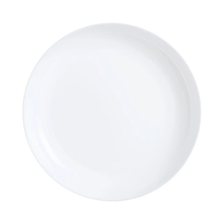 6 assiettes creuses blanches 17cm -FRIEND'S TIME