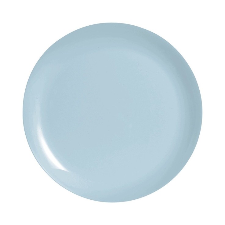 6 assiettes plates bleues 25cm -DIWALI